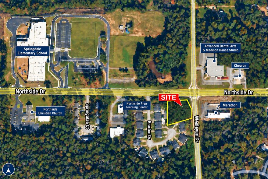 Primary Photo Of 1190 Wesleyan Dr, Macon-Bibb Land For Sale