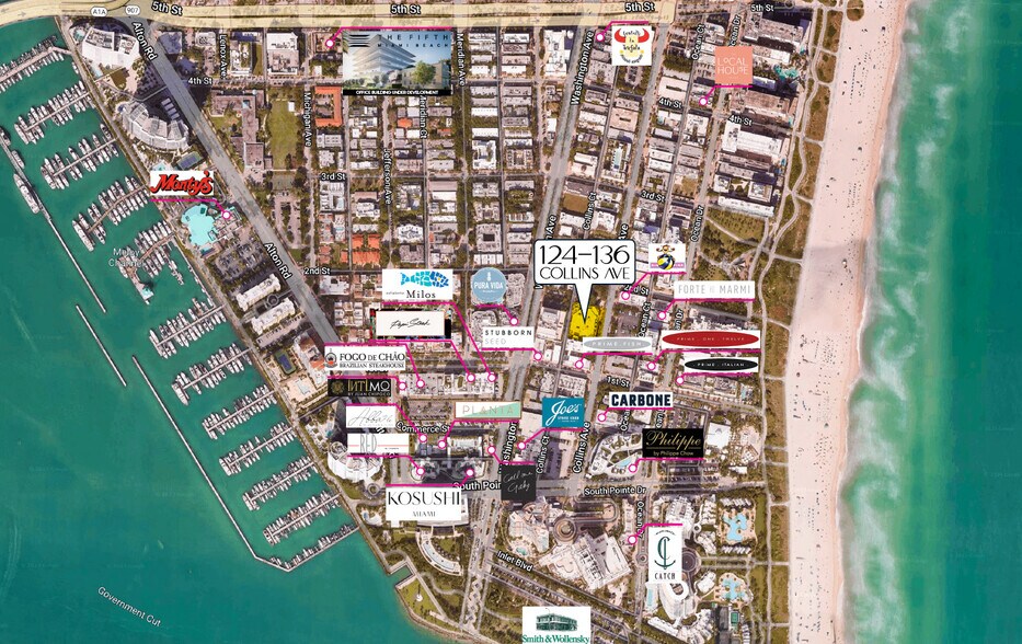 More Photos Of 124-136 Collins Ave, Miami Beach Bar For Lease