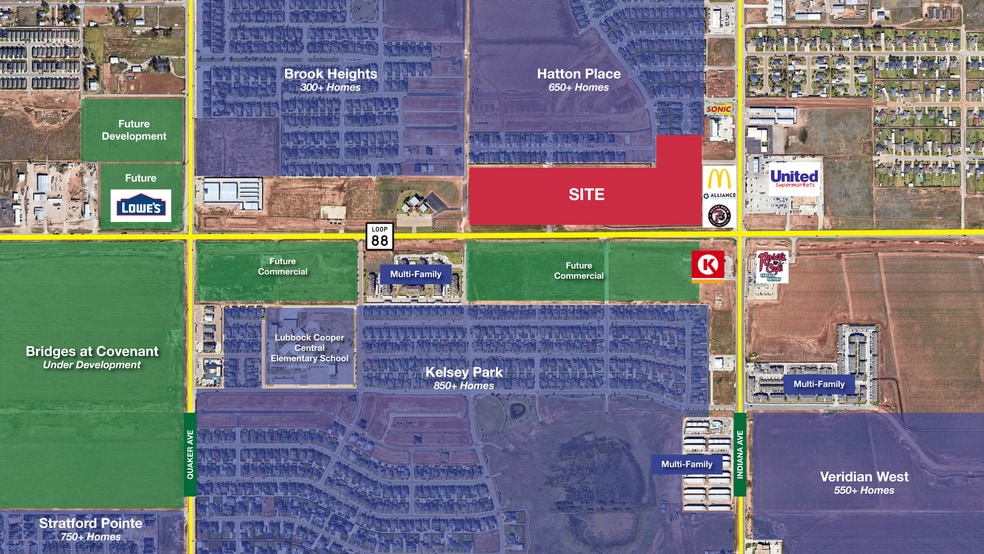 More Photos Of 130th Street & Indiana Avenue, Lubbock General Retail For Lease