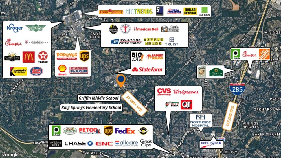 More Photos Of 3817 S Cobb Dr SE, Smyrna Auto Dealership For Sale