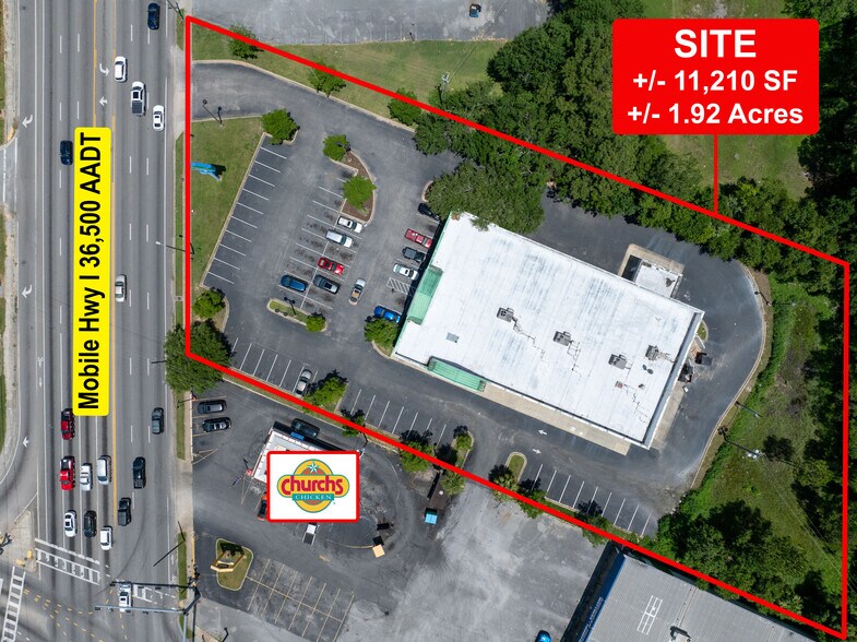 More Photos Of 4510 Mobile Hwy, Pensacola Freestanding For Sale