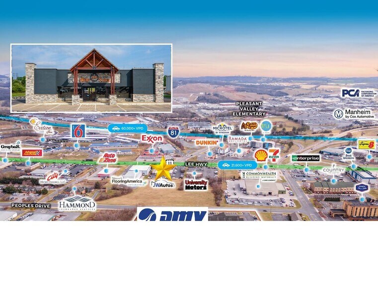 More Photos Of 3251 S Main St, Harrisonburg Auto Dealership For Lease