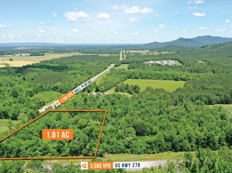 More Photos Of Across from 29 Ball Play Road, Piedmont Land For Sale