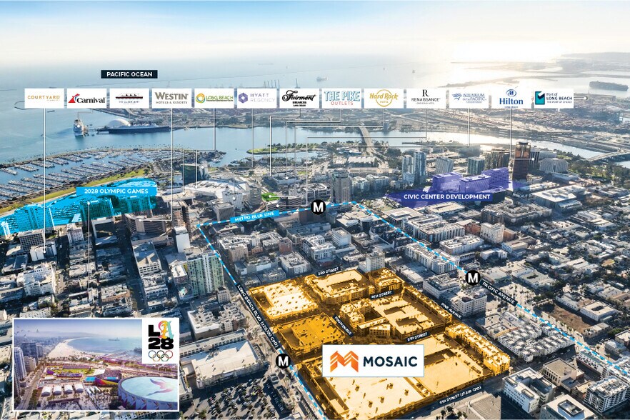 More Photos Of 300-325 The Promenade N, Long Beach General Retail For Sale