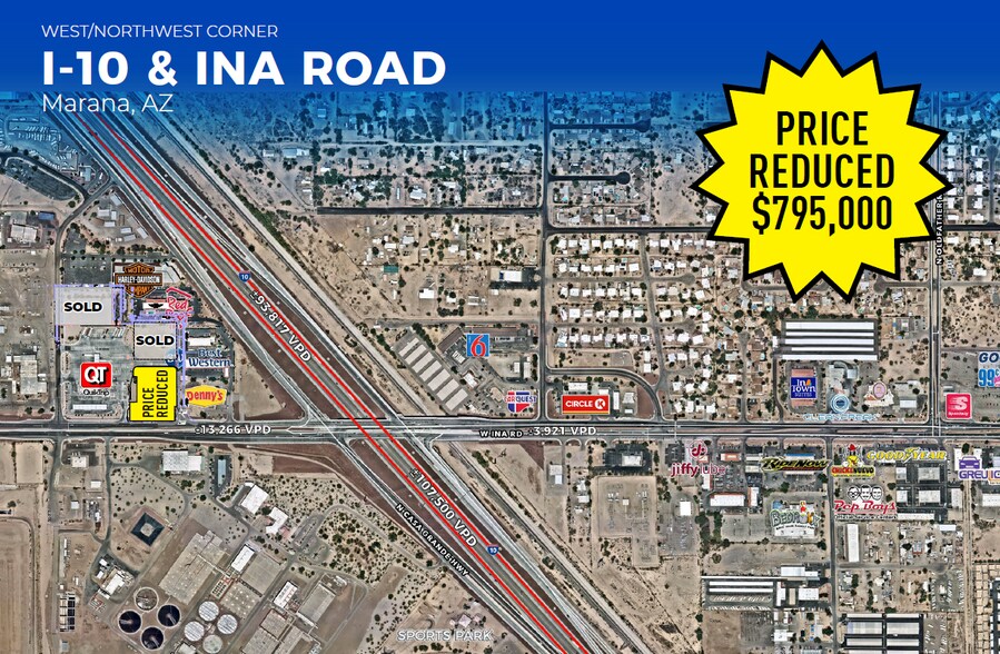 Primary Photo Of & Ina Rd, Marana Restaurant For Lease