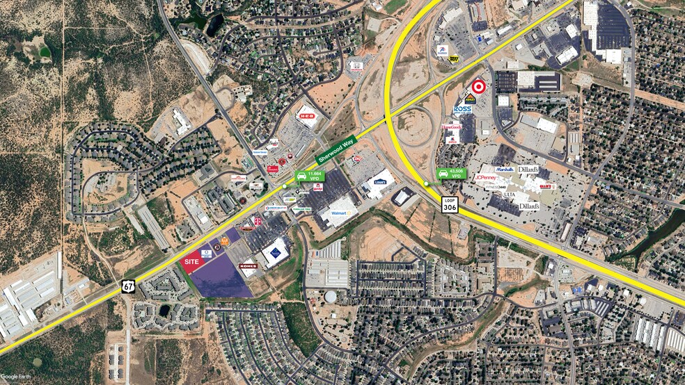 More Photos Of 6115 Sherwood way, San Angelo General Retail For Lease