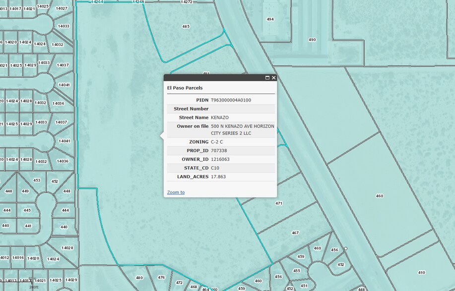More Photos Of 467 N Kenazo, El Paso Land For Sale
