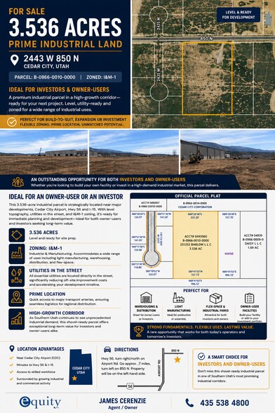 More Photos Of 2445 850 N, Cedar City Land For Sale