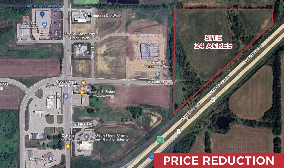 Primary Photo Of 188th & Gardner Rd, Gardner Land For Sale