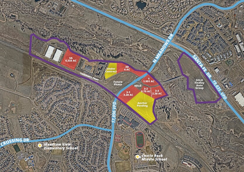 Primary Photo Of TBD N Meadows Dr, Castle Rock Land For Sale