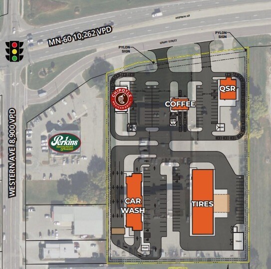 Primary Photo Of 2119 Minnesota 60, Faribault Auto Repair For Lease