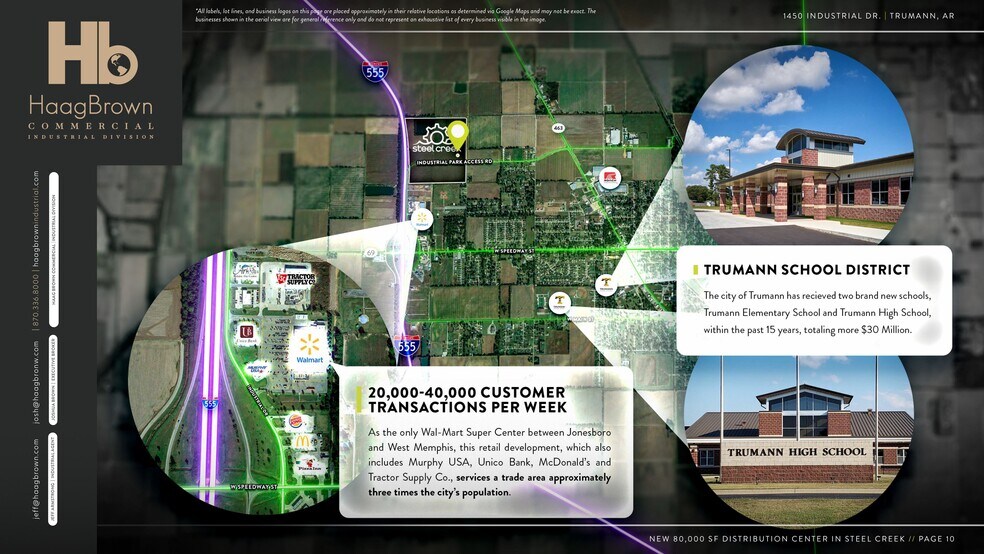 More Photos Of 1450 Industrial Dr, Trumann Distribution For Lease