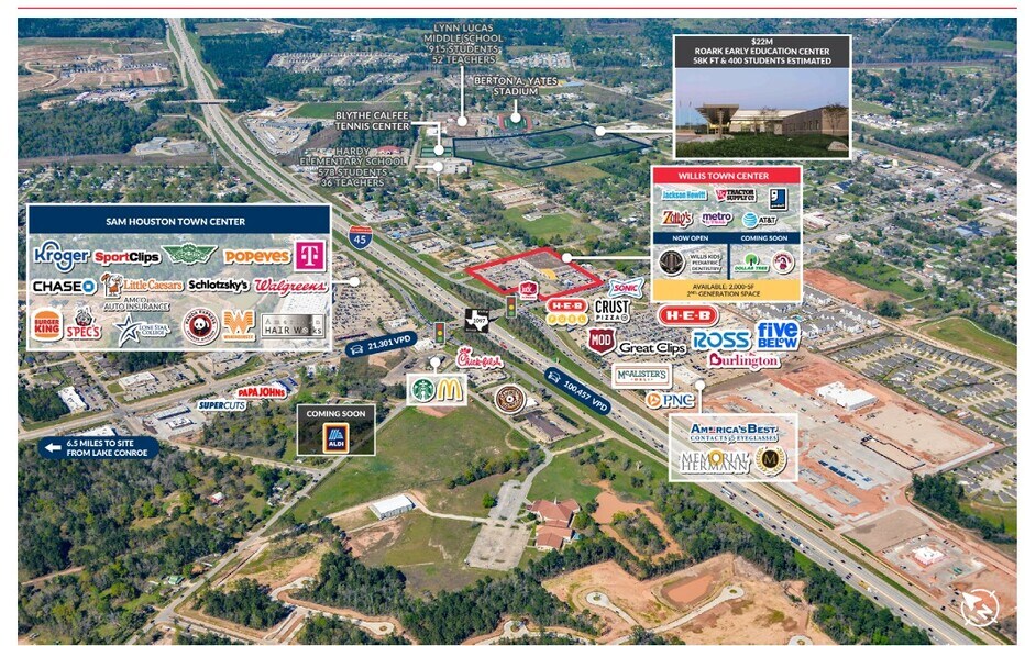 More Photos Of 12466 I 45 N, Willis Unknown For Lease