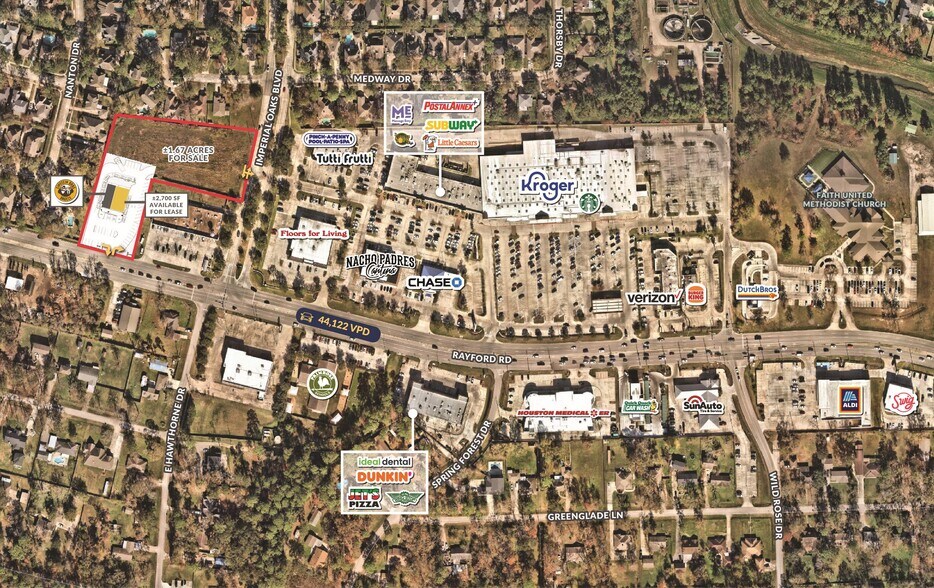 More Photos Of Rayford Rd. & Imperial Oaks Blvd, Spring Freestanding For Lease