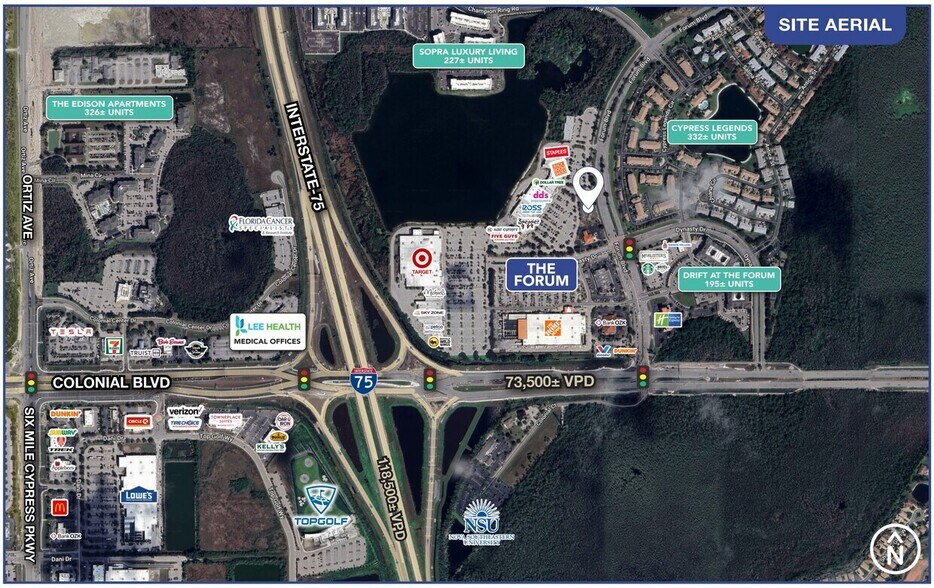 More Photos Of 3300 Forum Blvd, Fort Myers Land For Lease