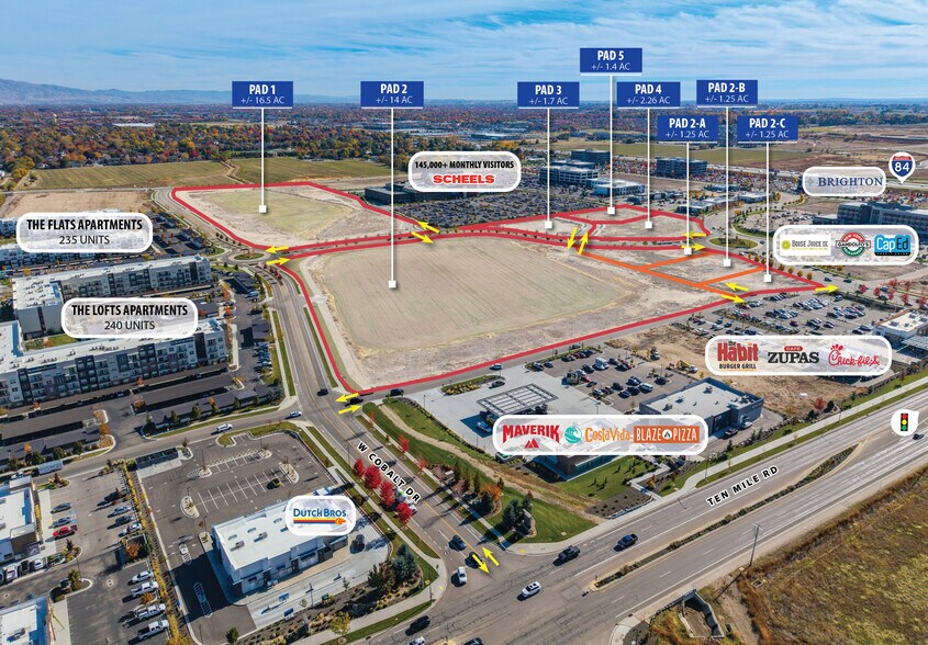 More Photos Of S Vanguard Way & S Wayfinder Ave, Meridian Land For Sale