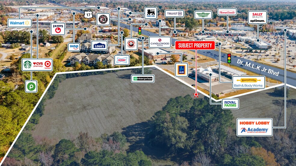 More Photos Of 3706 M L King Jr Blvd, New Bern Land For Sale