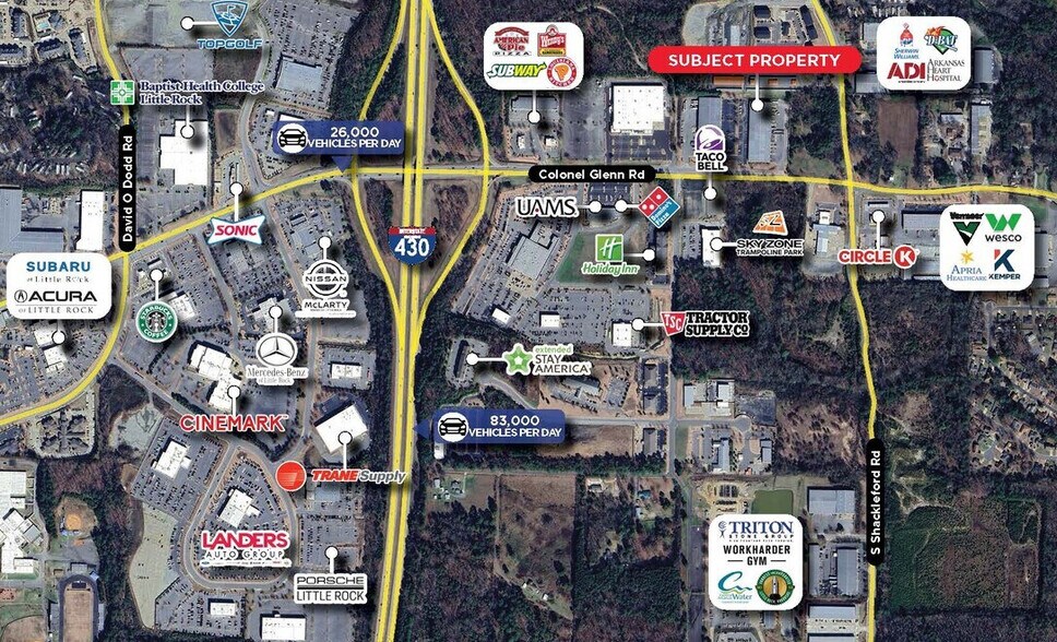 More Photos Of 10600 Colonel Glenn Rd, Little Rock Warehouse For Lease