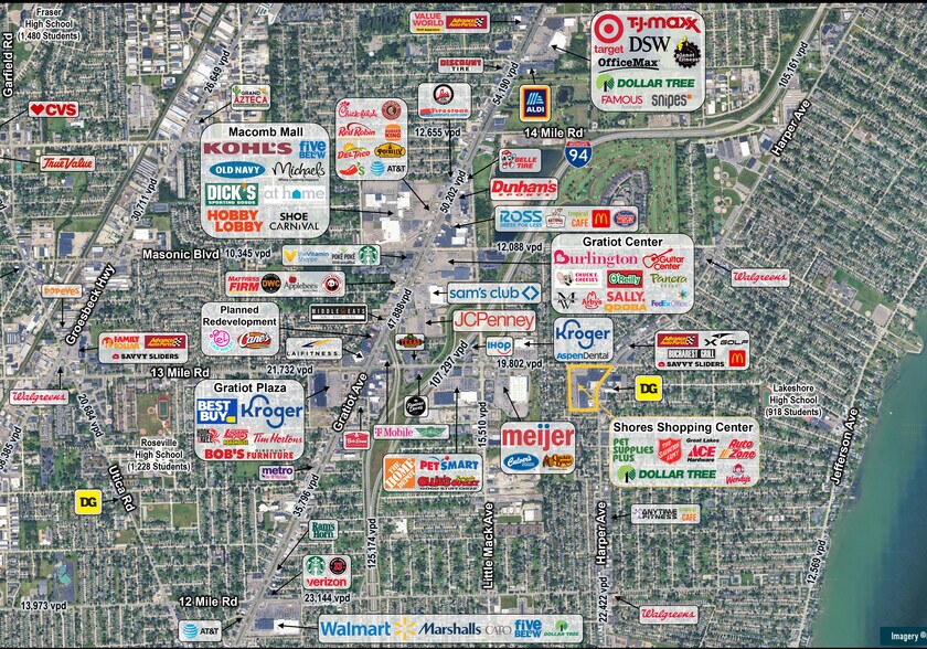 More Photos Of 31001-31145 Harper Ave, Saint Clair Shores Storefront For Lease