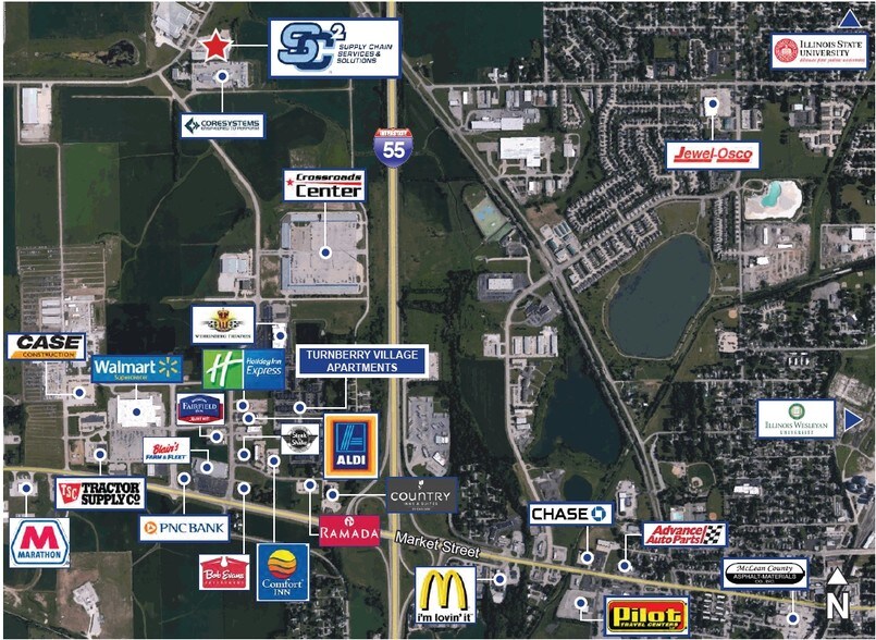 More Photos Of 2219 W College Ave, Normal Warehouse For Lease