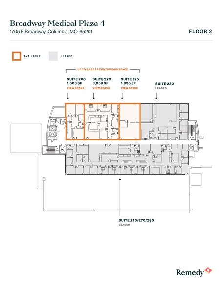 More Photos Of 1705 E Broadway, Columbia Medical For Lease