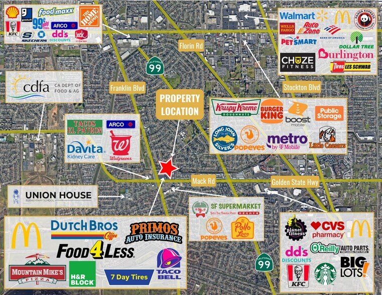 More Photos Of 4551-4701 Mack Rd, Sacramento Storefront For Lease