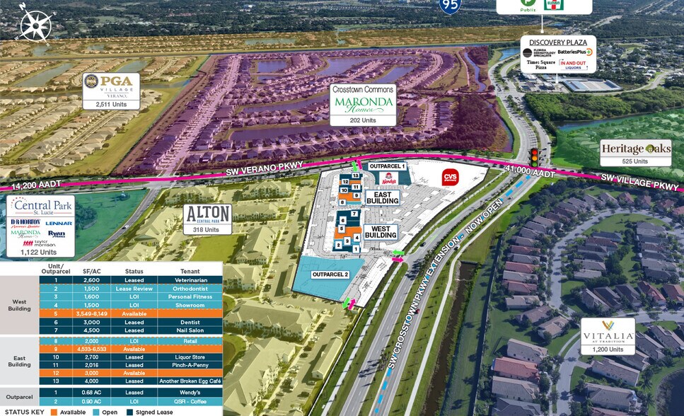 More Photos Of 0 Crosstown Pkwy & SW Village Pkwy, Port Saint Lucie Land For Lease