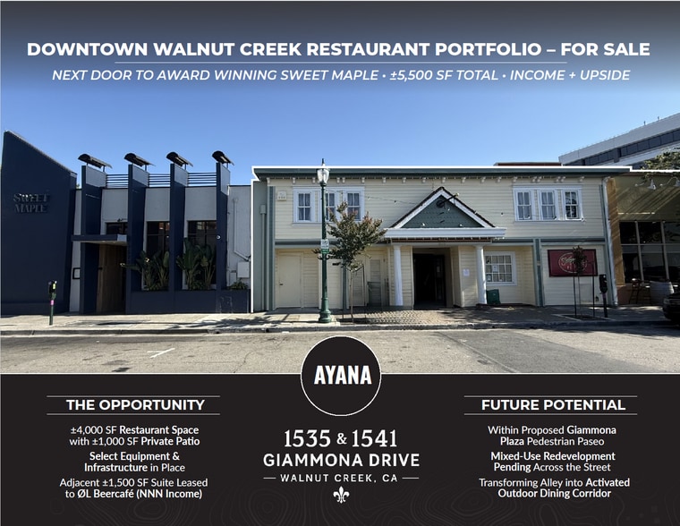 More Photos Of 1535-1541 Giammona Dr, Walnut Creek Storefront For Sale