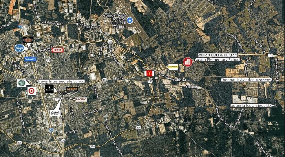 More Photos Of 12827 Highway 105 E, Cut And Shoot Industrial For Sale