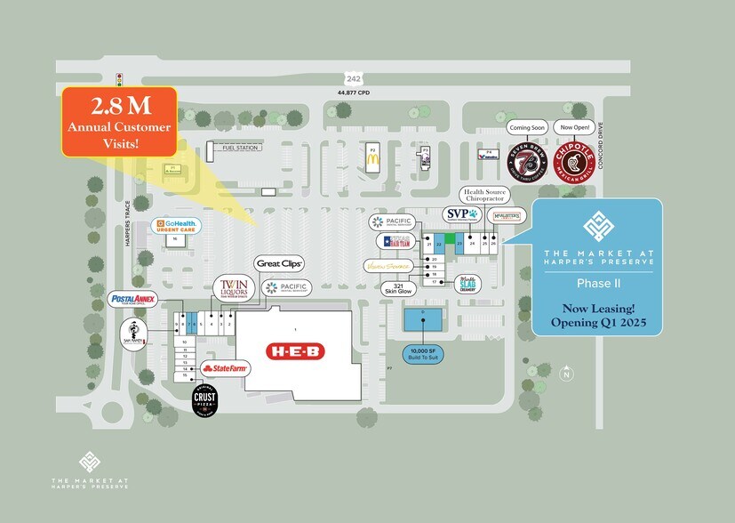 Primary Photo Of The Market At Harpers Preserve, The Woodlands Unknown For Lease