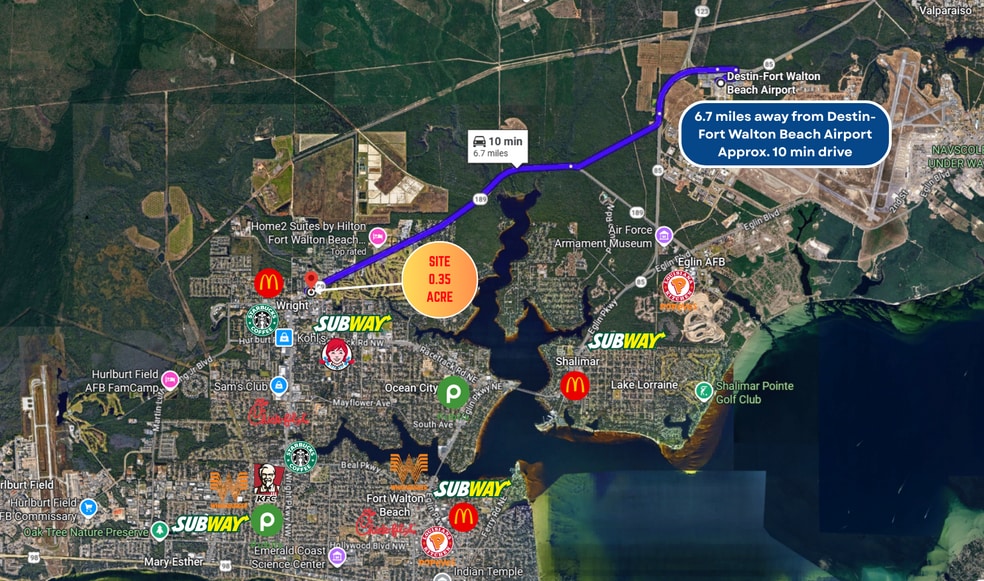 More Photos Of 1429 Lewis Turner Blvd, Fort Walton Beach Freestanding For Sale