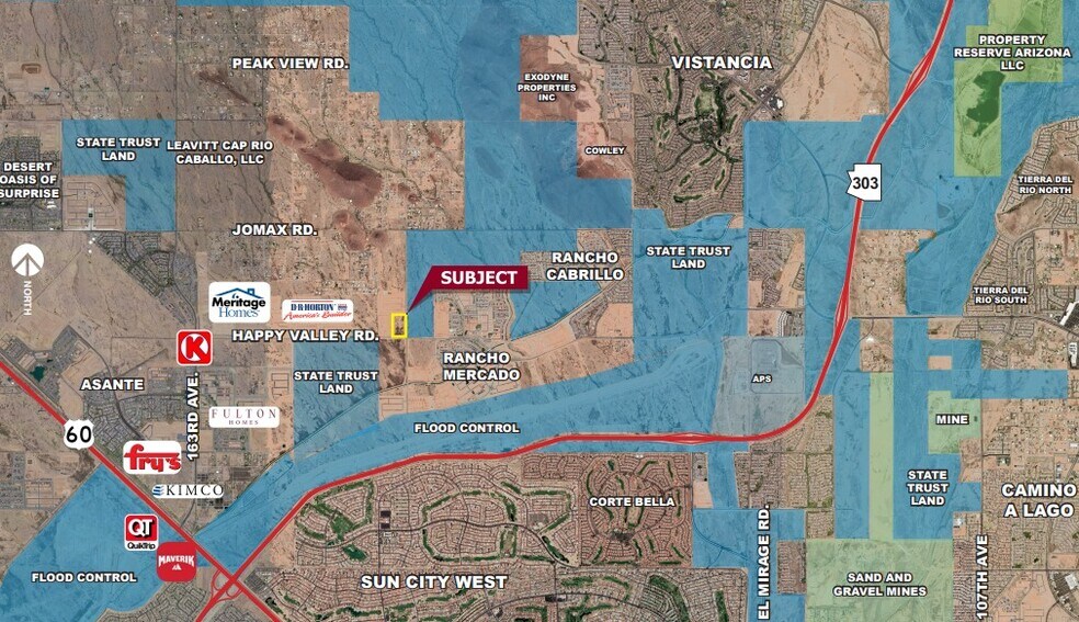 More Photos Of NEC Happy Valley Rd & 147th Ave, Surprise Land For Sale