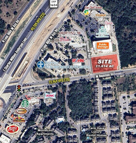 Primary Photo Of SWQ of Loop 1604 @ W Hausman Rd, San Antonio Land For Sale