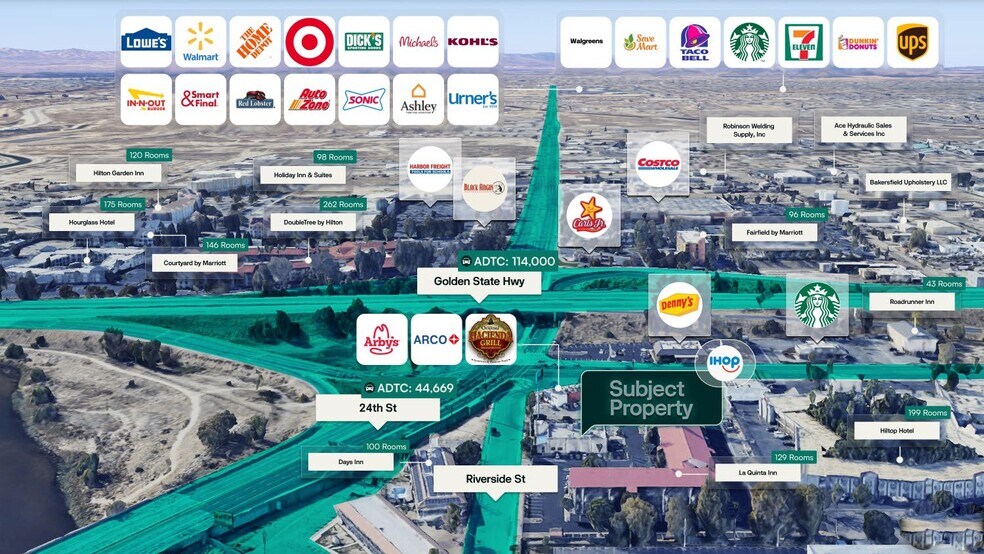 More Photos Of 3252 Riverside Dr, Bakersfield Restaurant For Sale