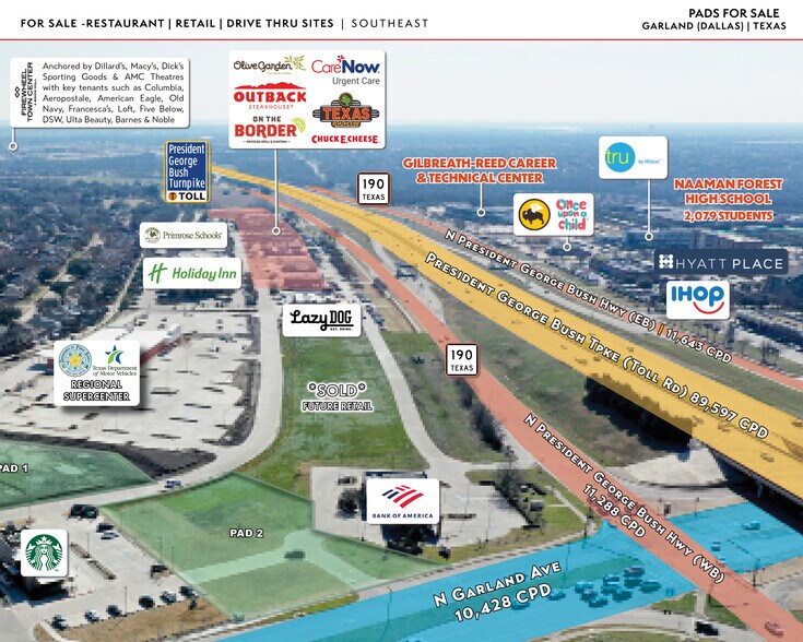 More Photos Of SH 190 and N. Garland Ave., Garland Land For Sale