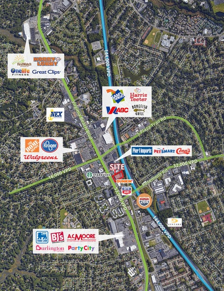 More Photos Of 3509-3517 Virginia Beach Blvd, Virginia Beach Showroom For Lease