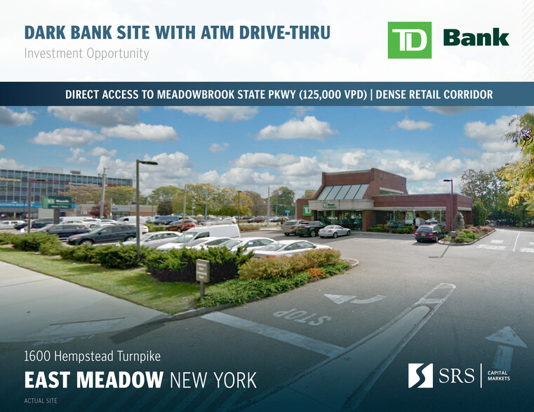 Primary Photo Of 1600 Hempstead Tpke, East Meadow Bank For Sale