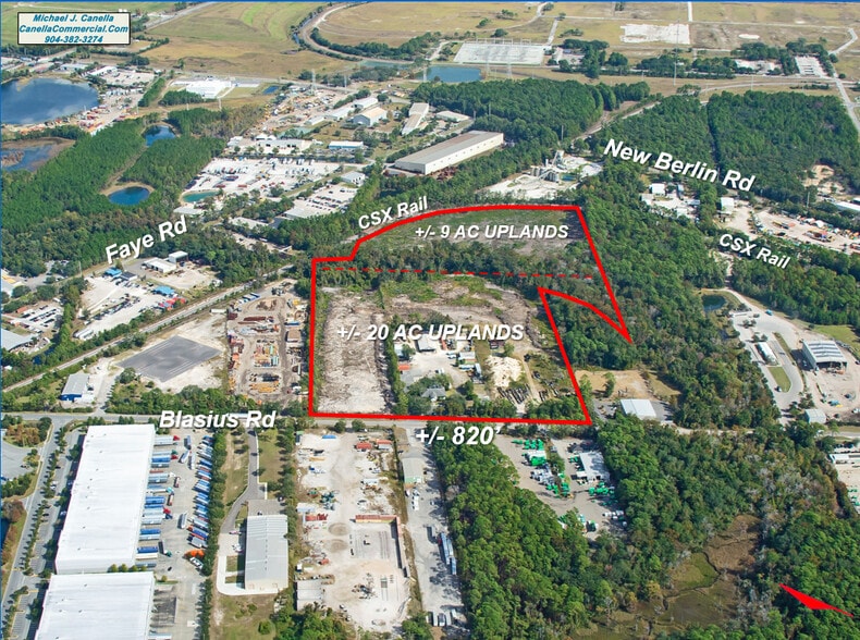 More Photos Of 11033 Blasius Road, Jacksonville Land For Sale