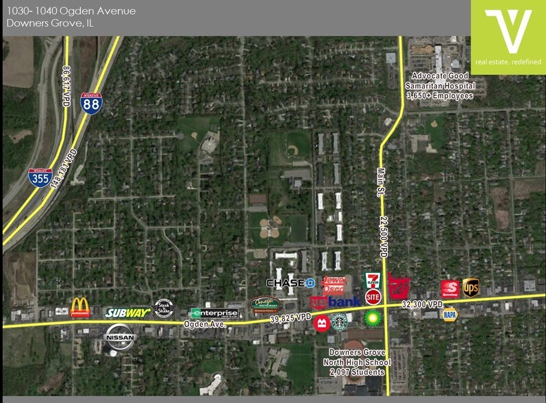 More Photos Of 1014-1022 Ogden Ave, Downers Grove General Retail For Sale