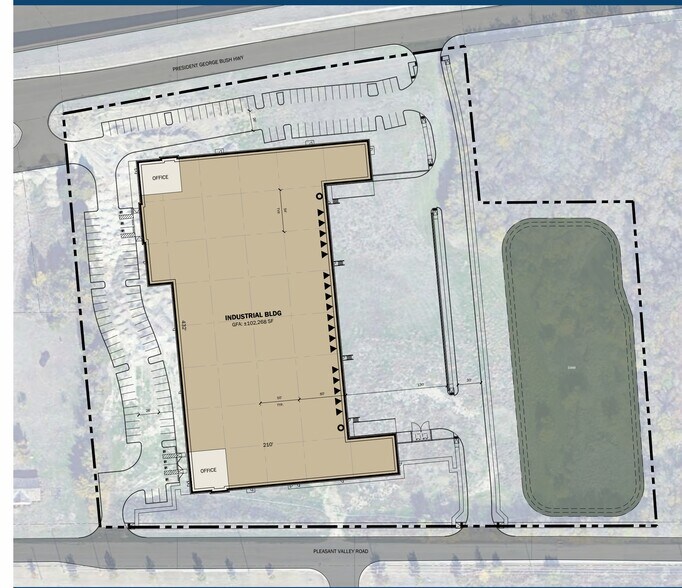 More Photos Of Pleasant Valley Rd & George Bush Turnpike, Sachse Distribution For Lease