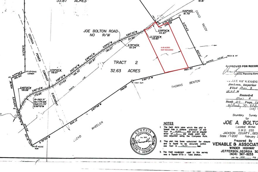 More Photos Of Joe Bolton Rd, Commerce Land For Sale