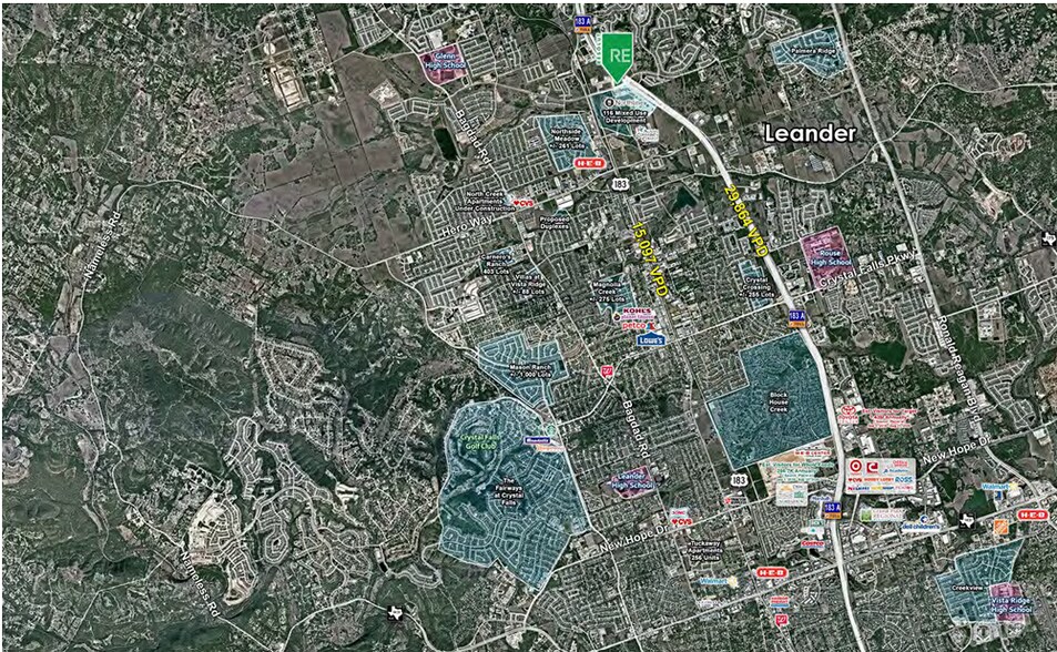 More Photos Of San Gabriel Pkwy & US-183, Leander Land For Sale