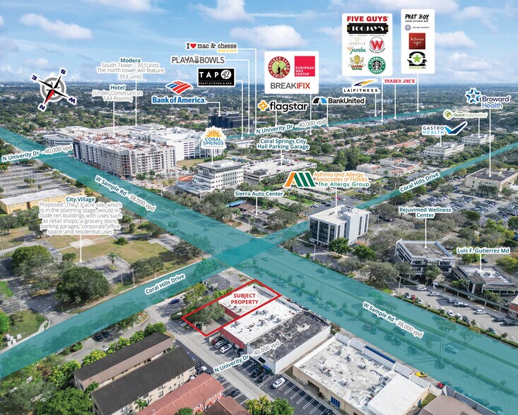 More Photos Of 9615-9619 W Sample Rd, Coral Springs Freestanding For Sale