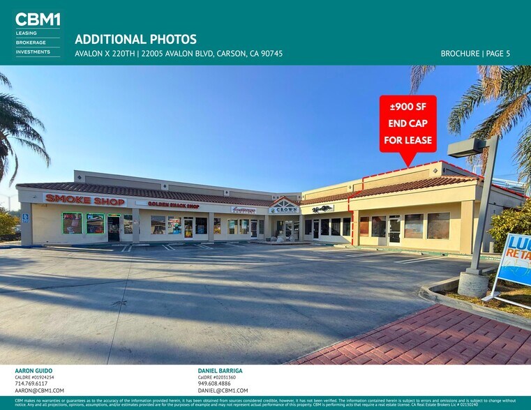 More Photos Of 22001-22005 Avalon Blvd, Carson Unknown For Lease