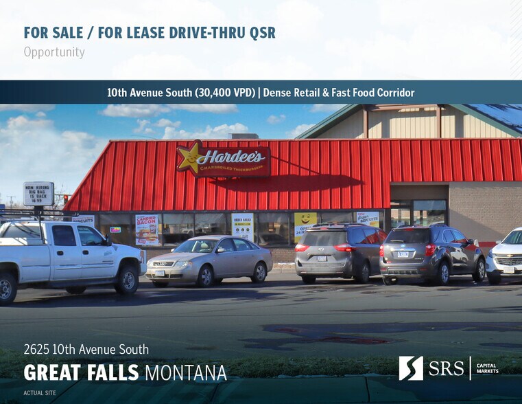 Primary Photo Of 2625 10th Ave S, Great Falls Fast Food For Sale