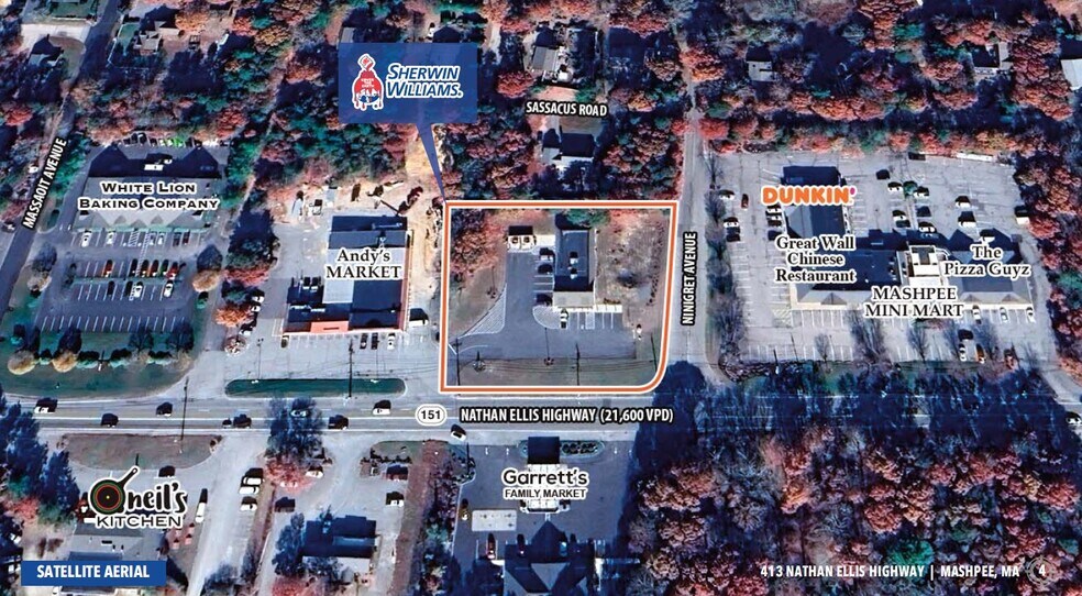 More Photos Of 413 Nathan Ellis Hwy, Mashpee Storefront For Sale