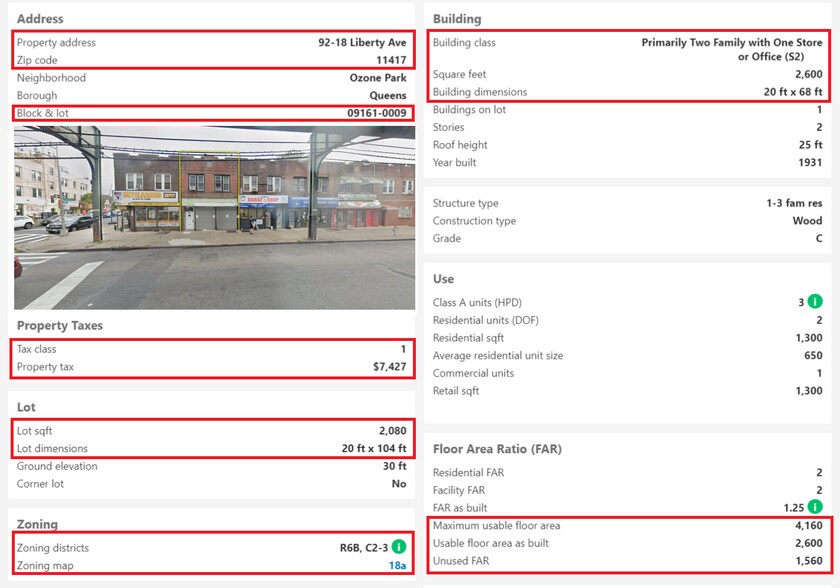 More Photos Of 92-18 Liberty Ave, Ozone Park Storefront Retail Residential For Sale