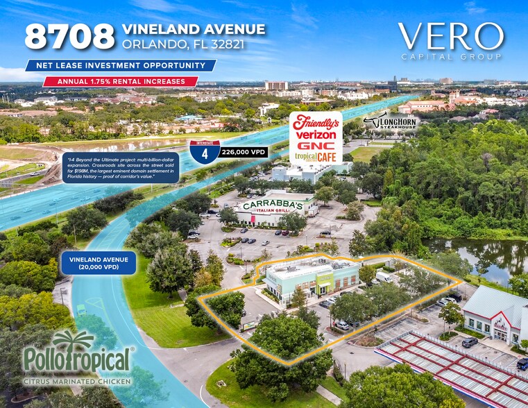 Primary Photo Of 8708 Vineland Ave, Orlando Fast Food For Sale