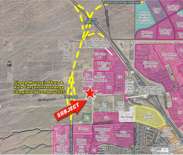 Primary Photo Of NWC Kyle Canyon Rd. & Alpine Ridge way, Las Vegas Land For Lease