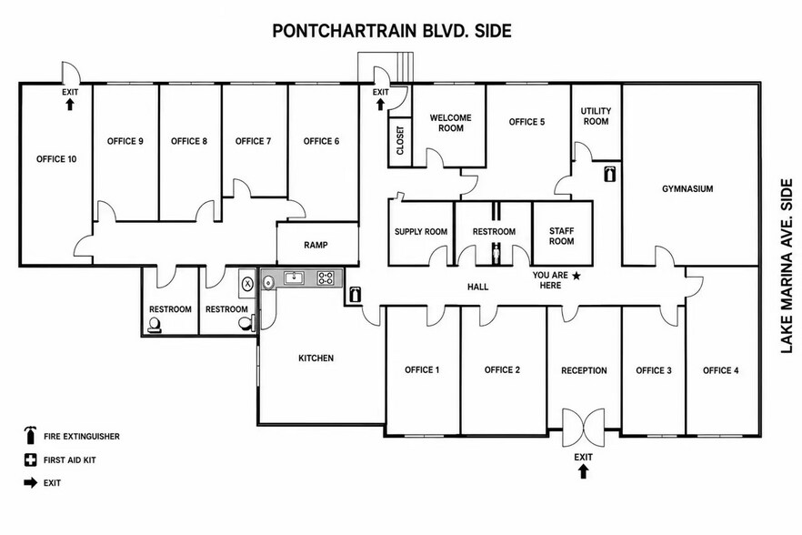 More Photos Of 7252 Lakeshore Dr, New Orleans Office For Lease
